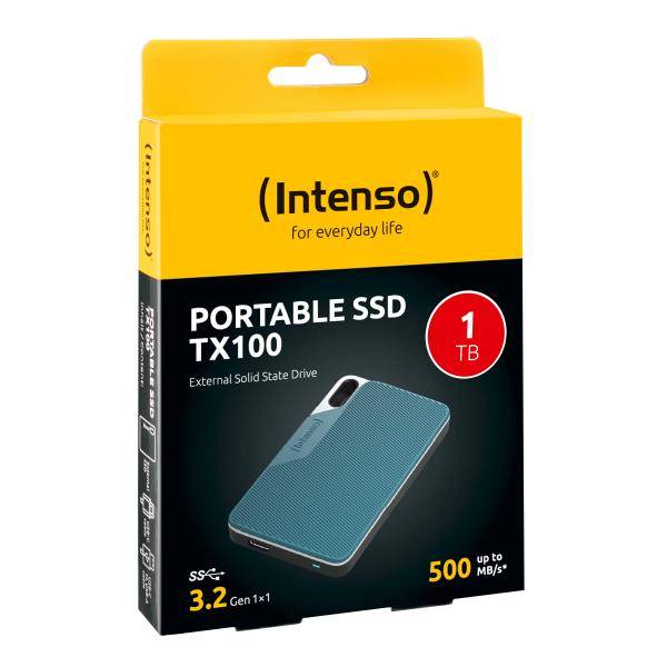 Intenso Lesen/Schreiben bis zu 500 MB/s/1TB Blu, Grigio-1