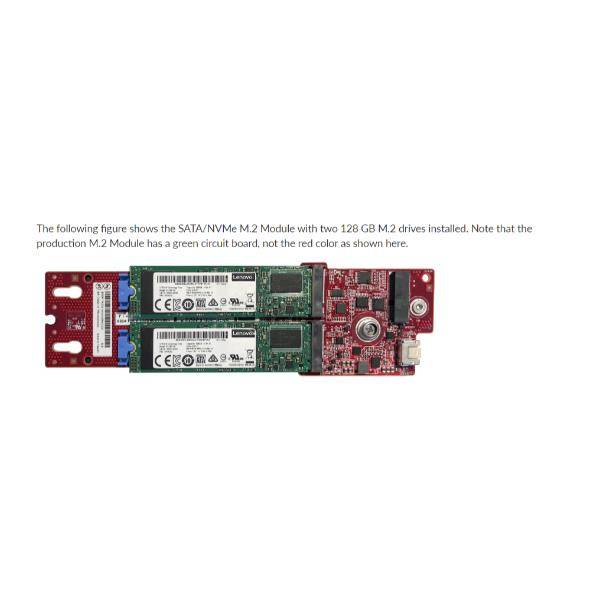 LENOVO DCG ThinkSystem M.2 SATA/NVMe 2-Bay Enablement Kit (4Y37A09738)-2