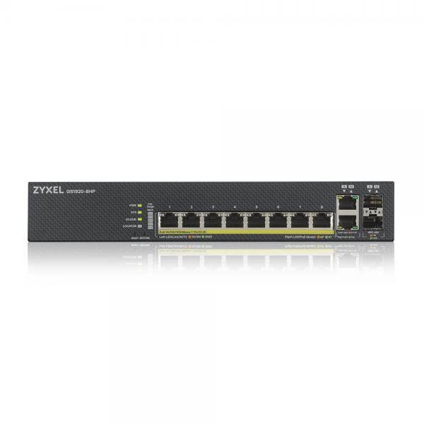 ZYXEL Switch 8x GE GS1920-8HPV2 PoE+-1