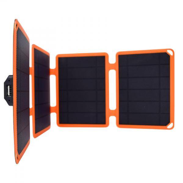 CELLY SOLAR PRO CARICABATTERIE A PANNELLI SOLARI 10 W USB-A IP67 INCLUSI NELLA CONFEZIONE DUE MOSCHETTONI PER APPENDERLO-2