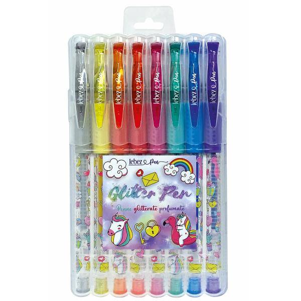 CF8 PENNE GEL GLITTERATE UNICORNO-1