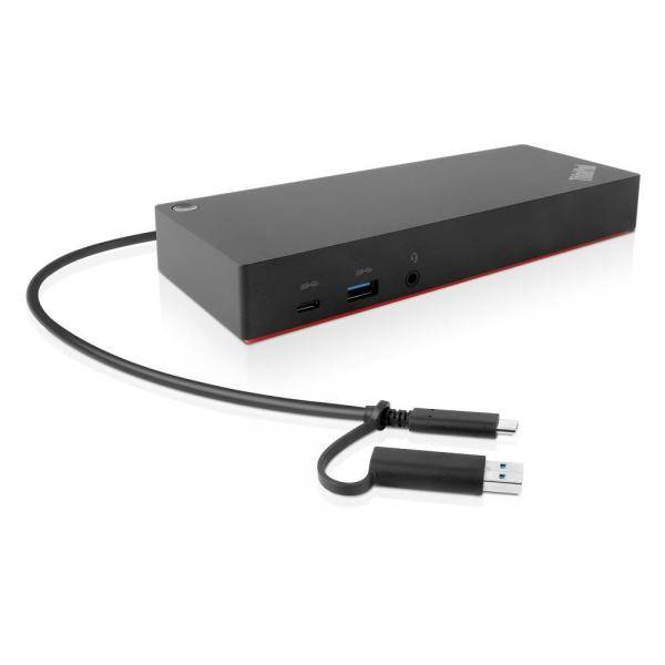 Lenovo ThinkPad Hybrid USB-C with USB-A Dock Cablato USB 3.2 Gen 2 [3.1 Gen 2] Type-C Nero (ThinkPad Hybrid USB-C with U-1