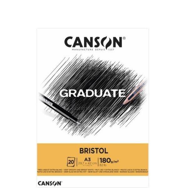 Canson Graduate Bristol Foglio d'arte 20 fogli-2