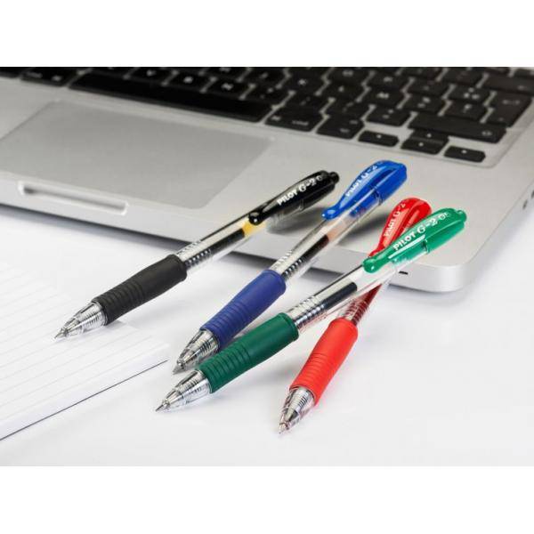 Pilot BL-G2-7 Penna retrattile a clip Blu 12 pz-3