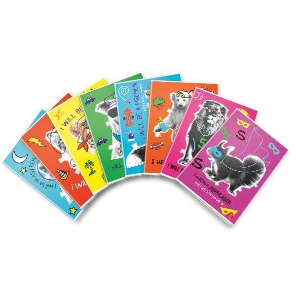 Pigna 02330650A quaderno per scrivere A4 18 fogli Multicolore-0