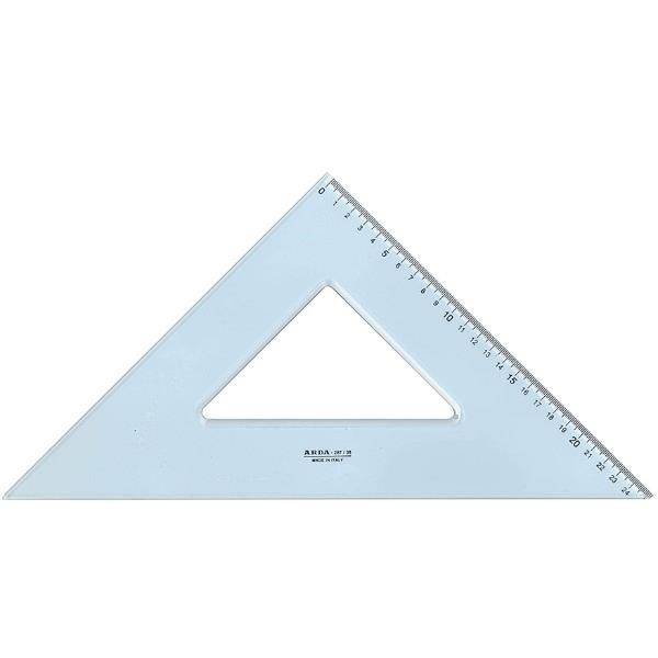 SQUADRA 45° 35CM LINEA UNI-0