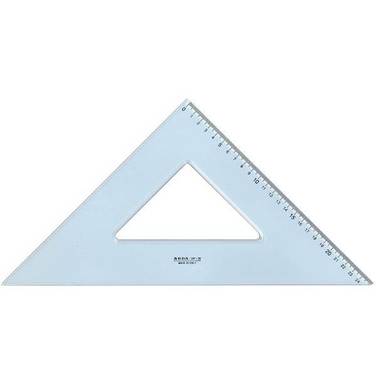 SQUADRA 45° 35CM LINEA UNI