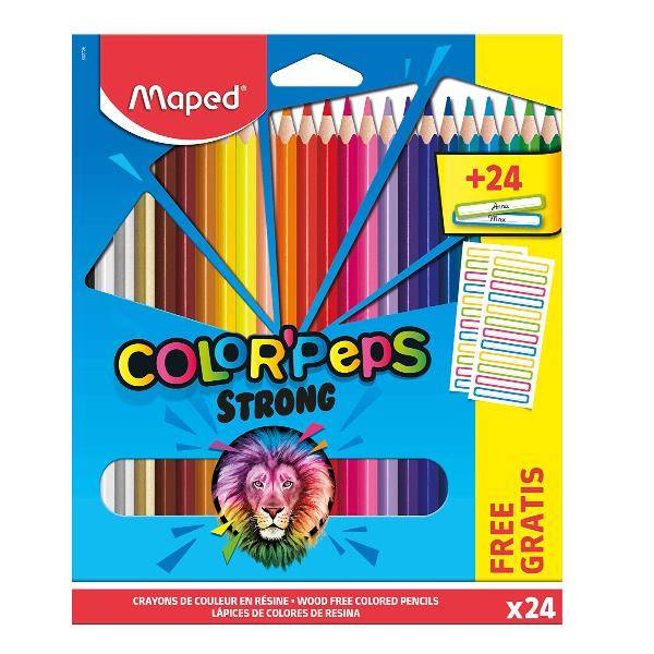Maped Color’Peps 862726 pastello colorato Multicolore 24 pz-2
