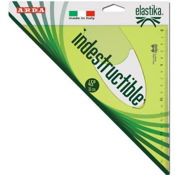 SQUADRA ELASTICA 45° 30CM-0