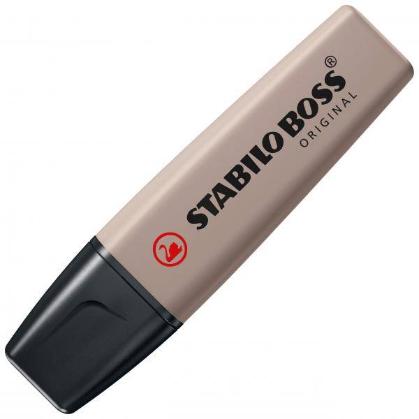 STABILO BOSS ORIGINAL NatureColors evidenziatore 10 pz Punta smussata Grigio chiaro-2