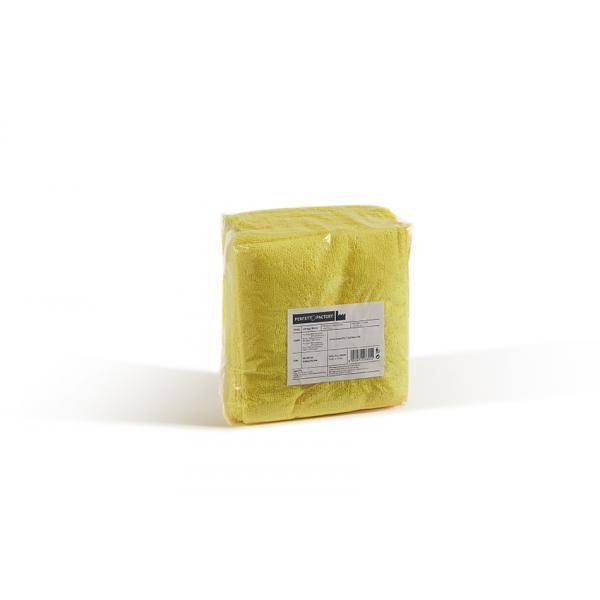 Panno in microfibra coll. ultrega - cm 40x40 - 10 pezzi - giallo-1