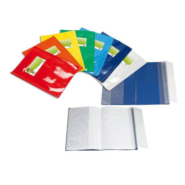 COVER MINI A5 PVC LACCATO AZZ.SCUR-1