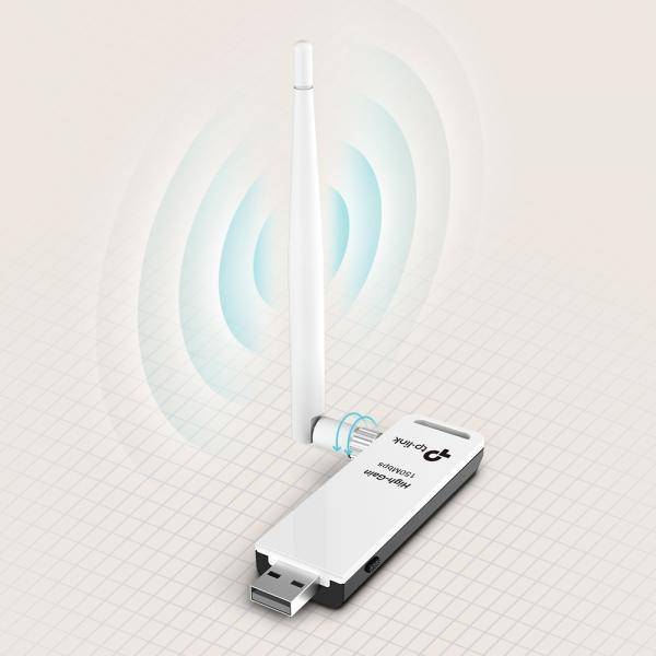 TP-LINK TL-WN722N - Netzwerkadapter - USB 2.0-3