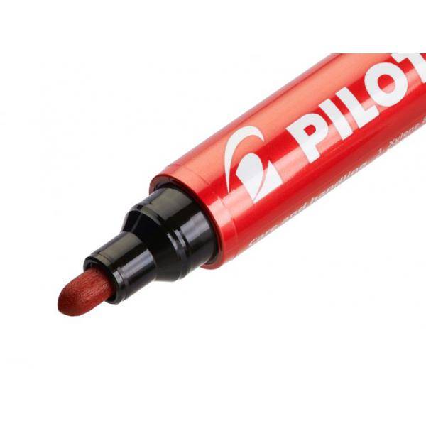 Pilot 100 marcatore permanente Tipo di punta Nero 20 pz-2