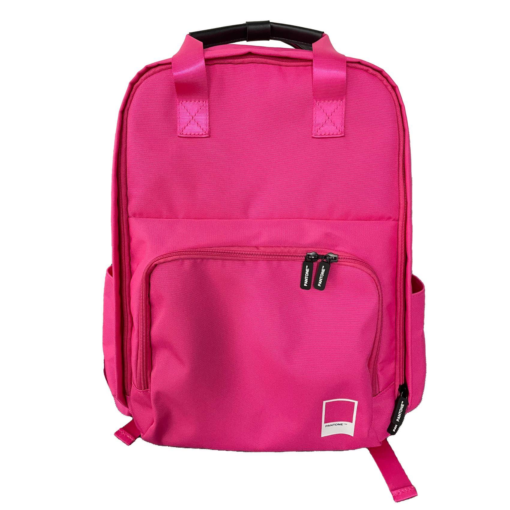 Pantone PT-BPK0021R zaino Zaino casual Rosa Polietilene, Poliuretano (PU)-1