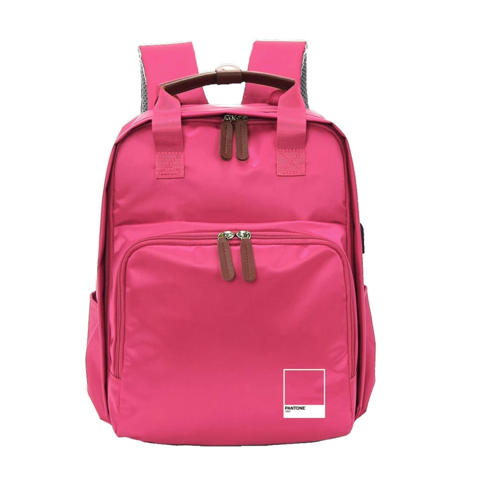 Pantone PT-BPK0021R zaino Zaino casual Rosa Polietilene, Poliuretano (PU)-3