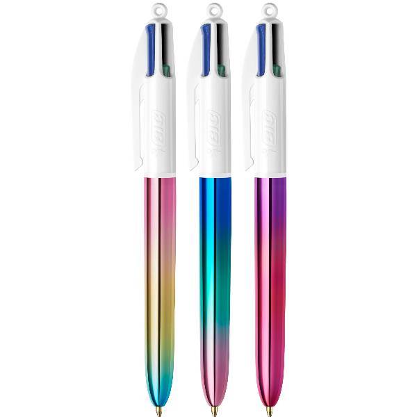 BIC 4 Colori gradiente Boligrafo di sfera retrattile - Punt medio da 1,0 mm-4