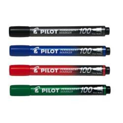 Pilot SCA-100-R marcatore permanente Tipo di punta Rosso-0
