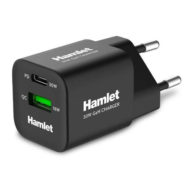 HAMLET Aliment.GaN PD30W USB-C +USB-A-0