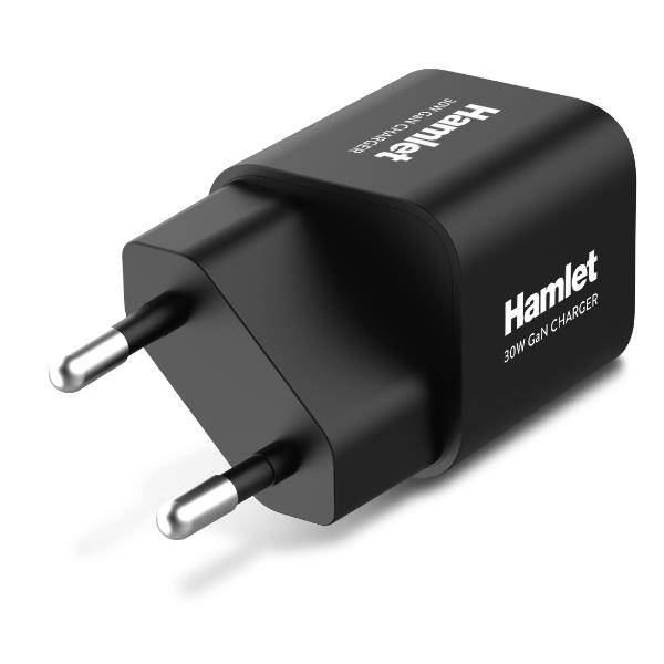 HAMLET Aliment.GaN PD30W USB-C +USB-A-3