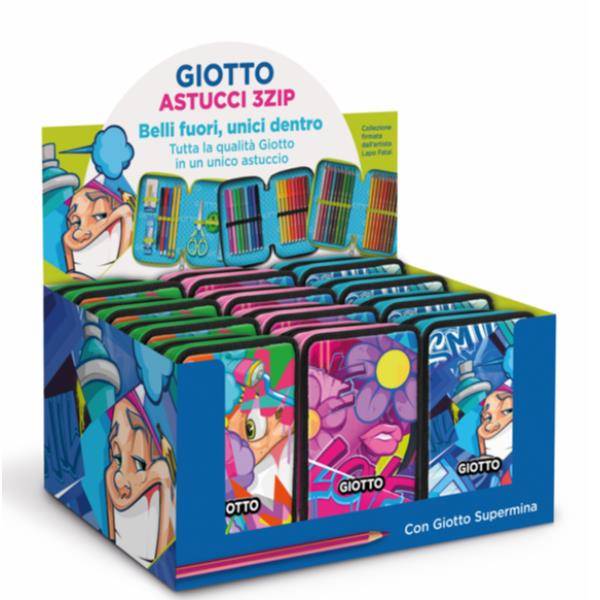 Giotto F953900 astuccio per matita Astuccio rigido per matite Multicolore-2