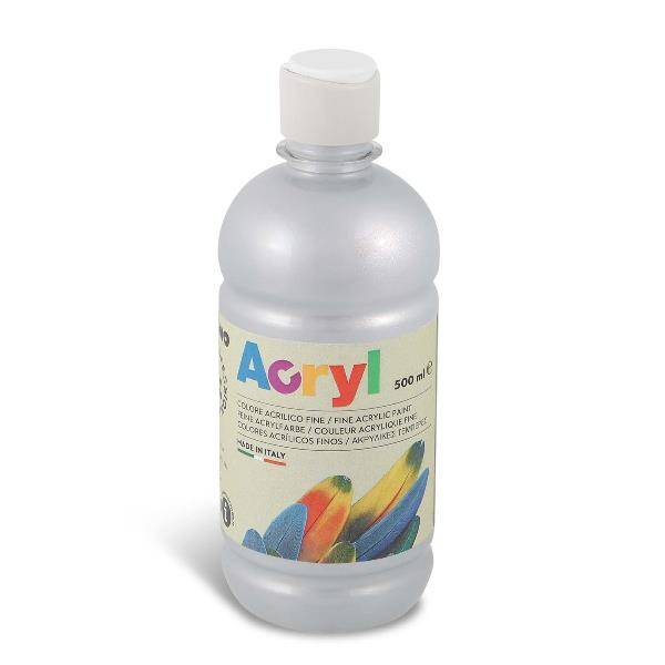 BOTT 500ML TEMP ACRILICA ARGENTO-1