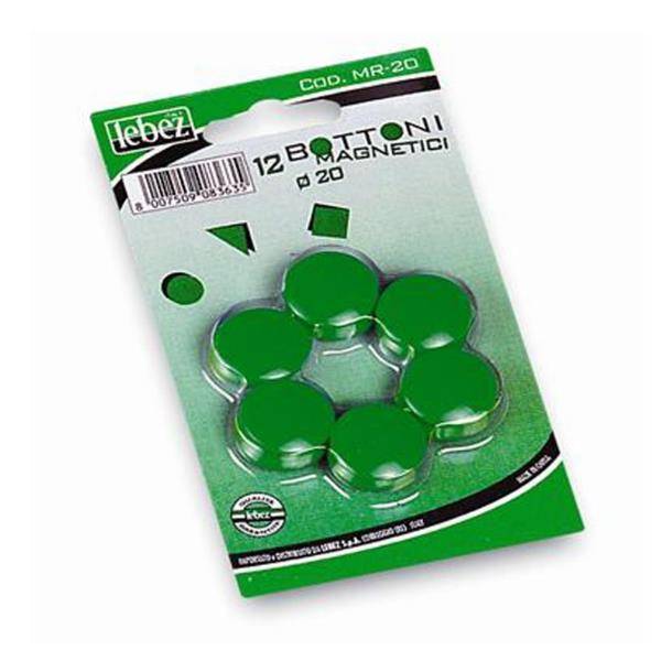 CF12 BOTTONI MAGN.VERDE 20 MM BLIST-2