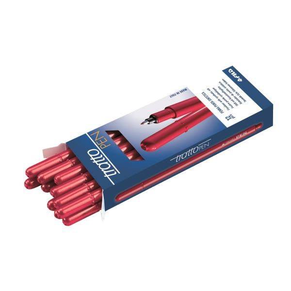 Tratto Pen penna tecnica Fine Magenta 12 pz-0