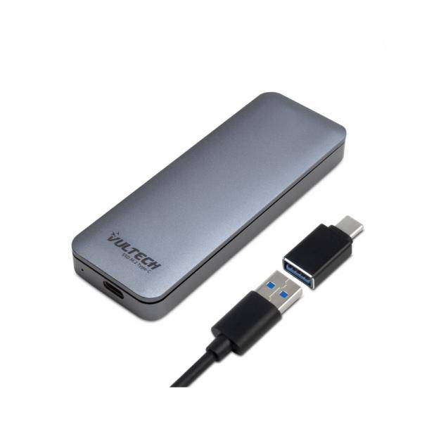 Enclosure Ssd M.2 Nvme Pcie 2.0 3.0 4.0 5.0 Usb-a 3.1 Gen2 Usb-c Con Adattatore-2
