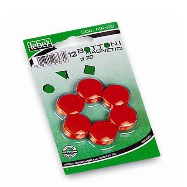 CF12 BOTTONI MAGN. ROSSO 20 MM-0