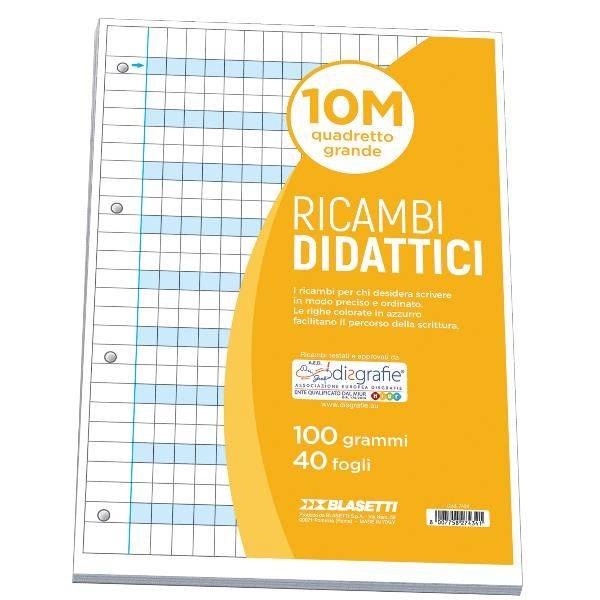 RICAMBI DIDATTICI A4 10M 40FF 100GR-0