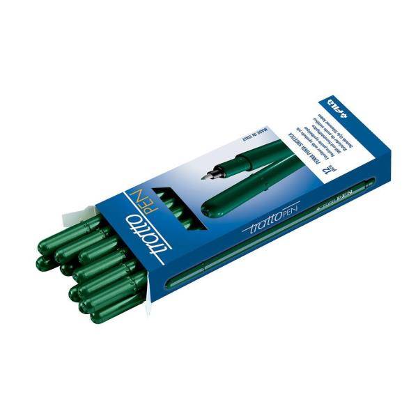 Tratto PEN marcatore Verde 12 pz-2