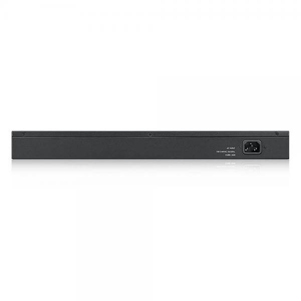 ZYXEL 48 Port GbE L2 PoE+ Smart Switch, 170 Watt rackmount, V2-3