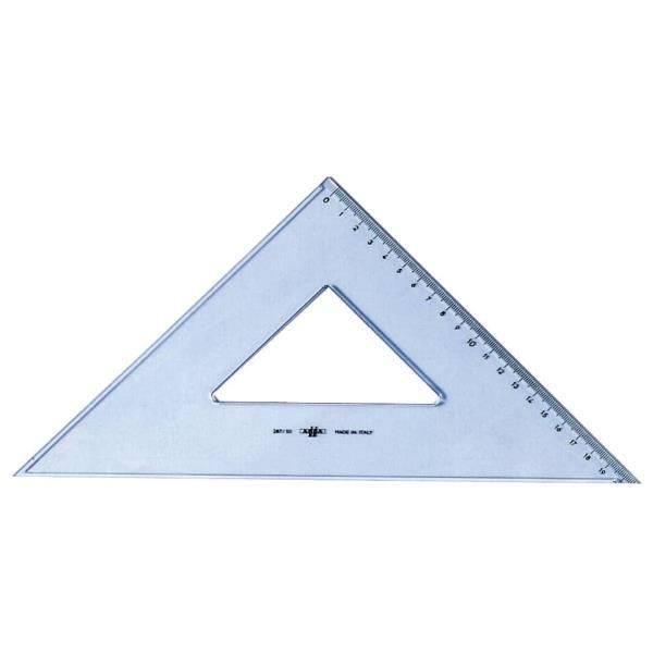 SQUADRA 45° 30CM LINEA UNI-0