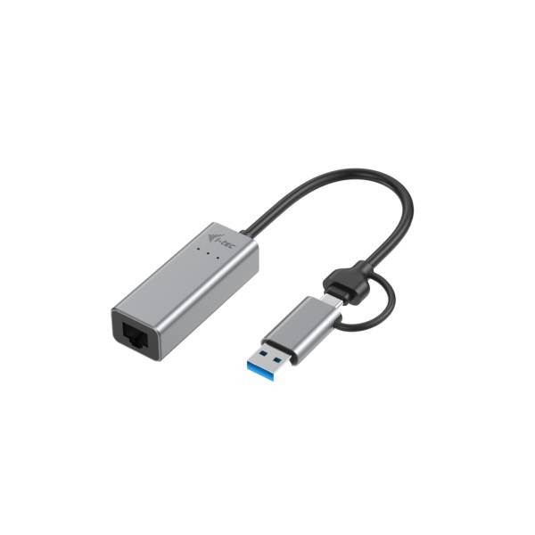 I-TEC ADATTATORE ETHERNET USB-C METAL 2.5GBPS GRIGIO-1