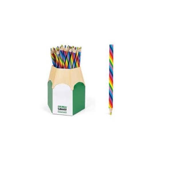 Lebez Colori A Matita Multicolor Jumbo - Display Da 32 Pezzi-3