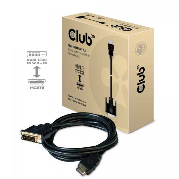 DVI-D TO HDMI 1.4 CABLE M/M 2M-1