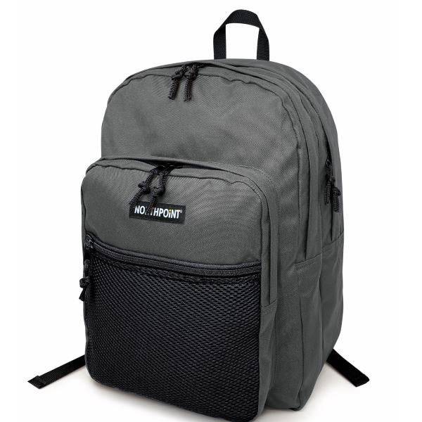 Lebez 81218 zaino Zaino scolastico Grigio Poliestere-0