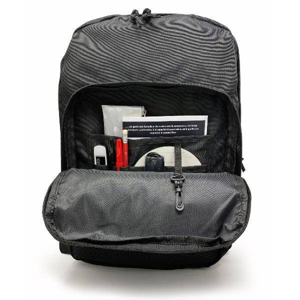 Lebez 81218 zaino Zaino scolastico Grigio Poliestere-3