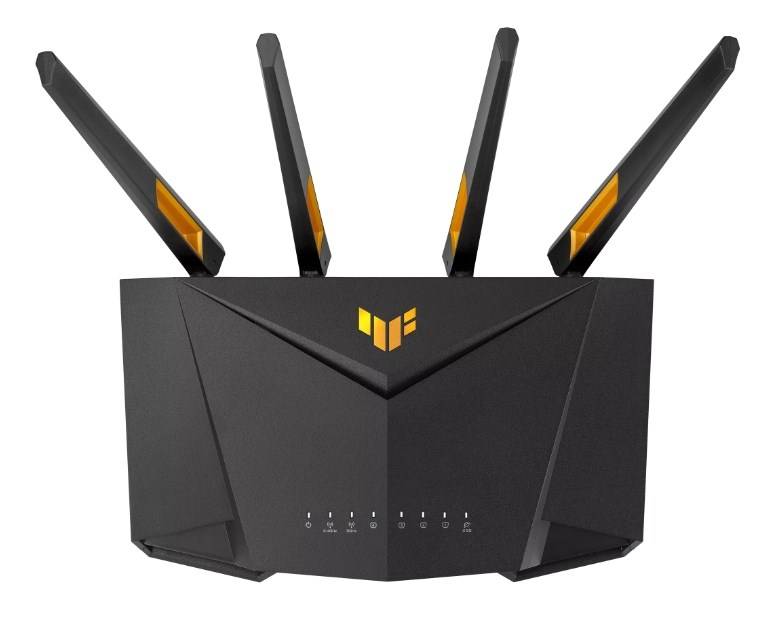 ASUS TUF-AX4200 router wireless Gigabit Ethernet Dual-band [2.4 GHz/5 GHz] Nero (Asus [TUF-AX4200] TUF Gaming AX4200 Dua-5