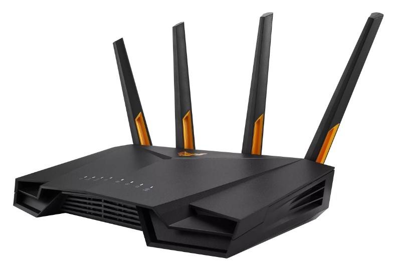 ASUS TUF-AX4200 router wireless Gigabit Ethernet Dual-band [2.4 GHz/5 GHz] Nero (Asus [TUF-AX4200] TUF Gaming AX4200 Dua-1