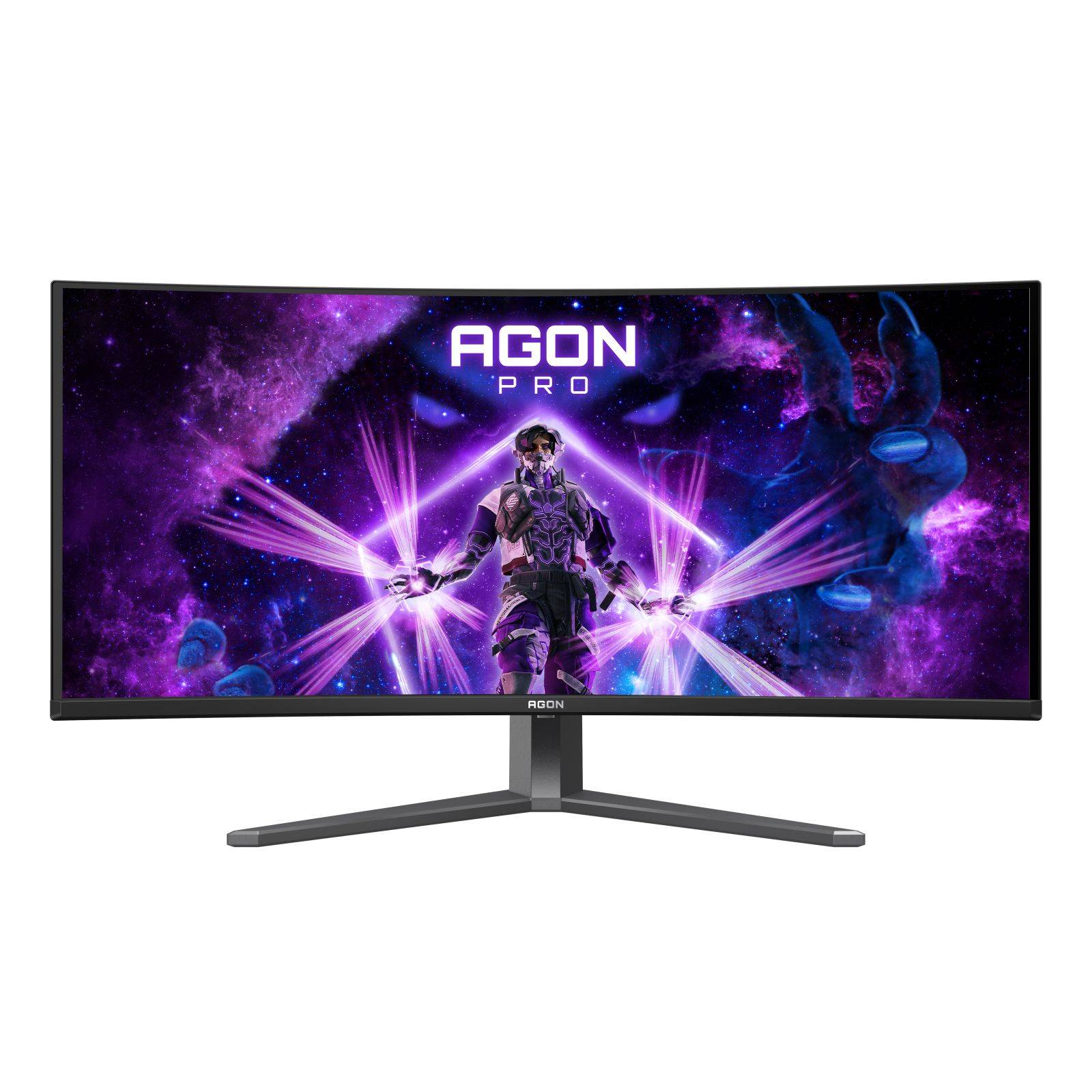 AOC AGON PRO AG346UCD Monitor PC 86.4 cm (34) 3440 x 1440 Pixel Wide Quad HD QD-OLED Nero. Grigio-2