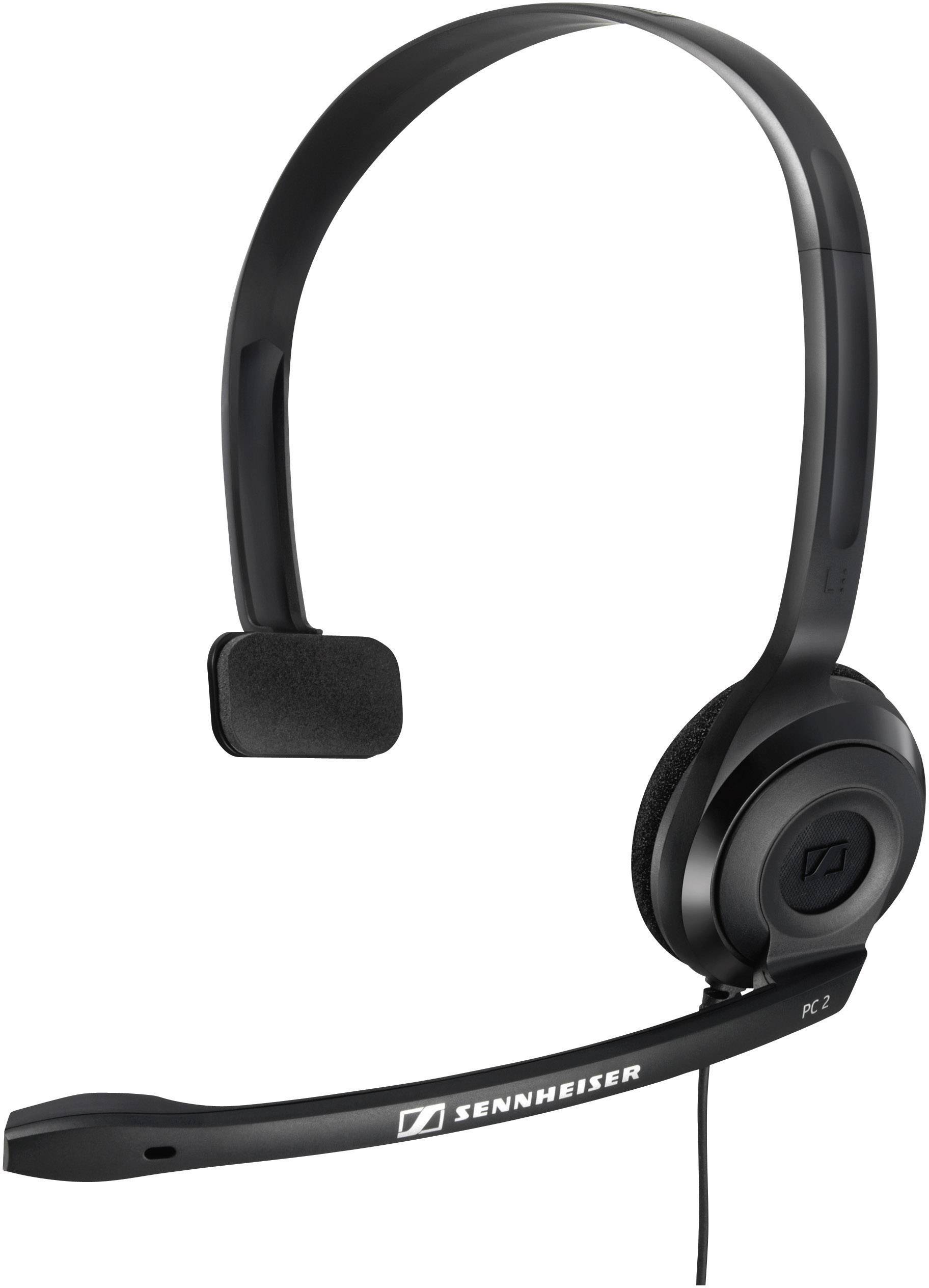 2x 3.5 Jack (Cuffia/Mic.), Jack 3,5 mm Sennheiser PC 2 Chat Cuffia On Ear Nero-0