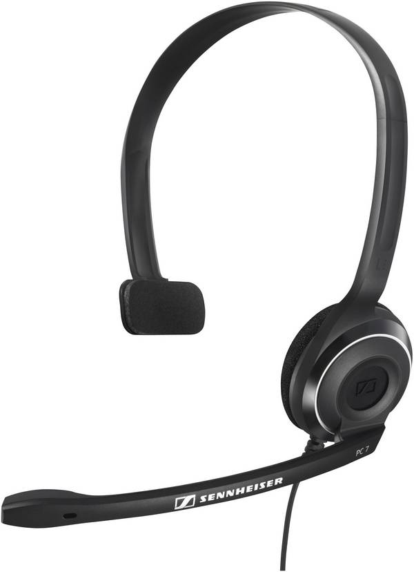 Sennheiser PC 7 USB Cuffie On Ear via cavo Mono Nero Eliminazione del rumore Computer