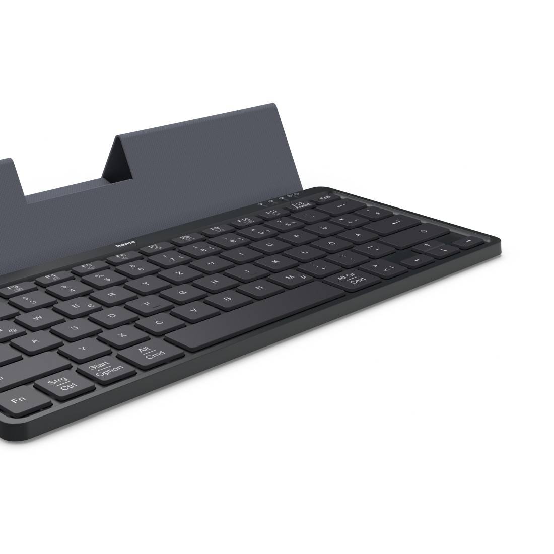 Hama Multi-Device-Tastatur Travel 600, Hülle, Bluetooth®, klein, SW, QWERTZ DE (00125138)-2