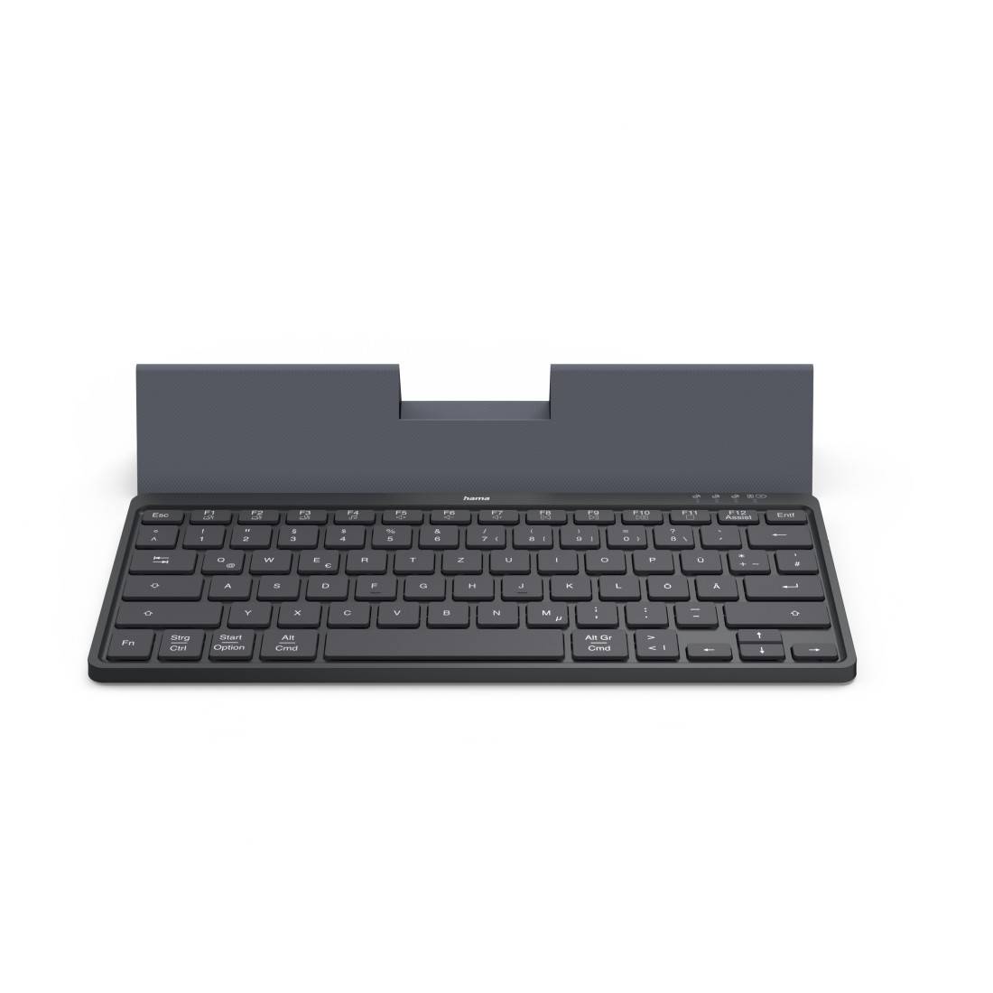 Hama Multi-Device-Tastatur Travel 600, Hülle, Bluetooth®, klein, SW, QWERTZ DE (00125138)-3
