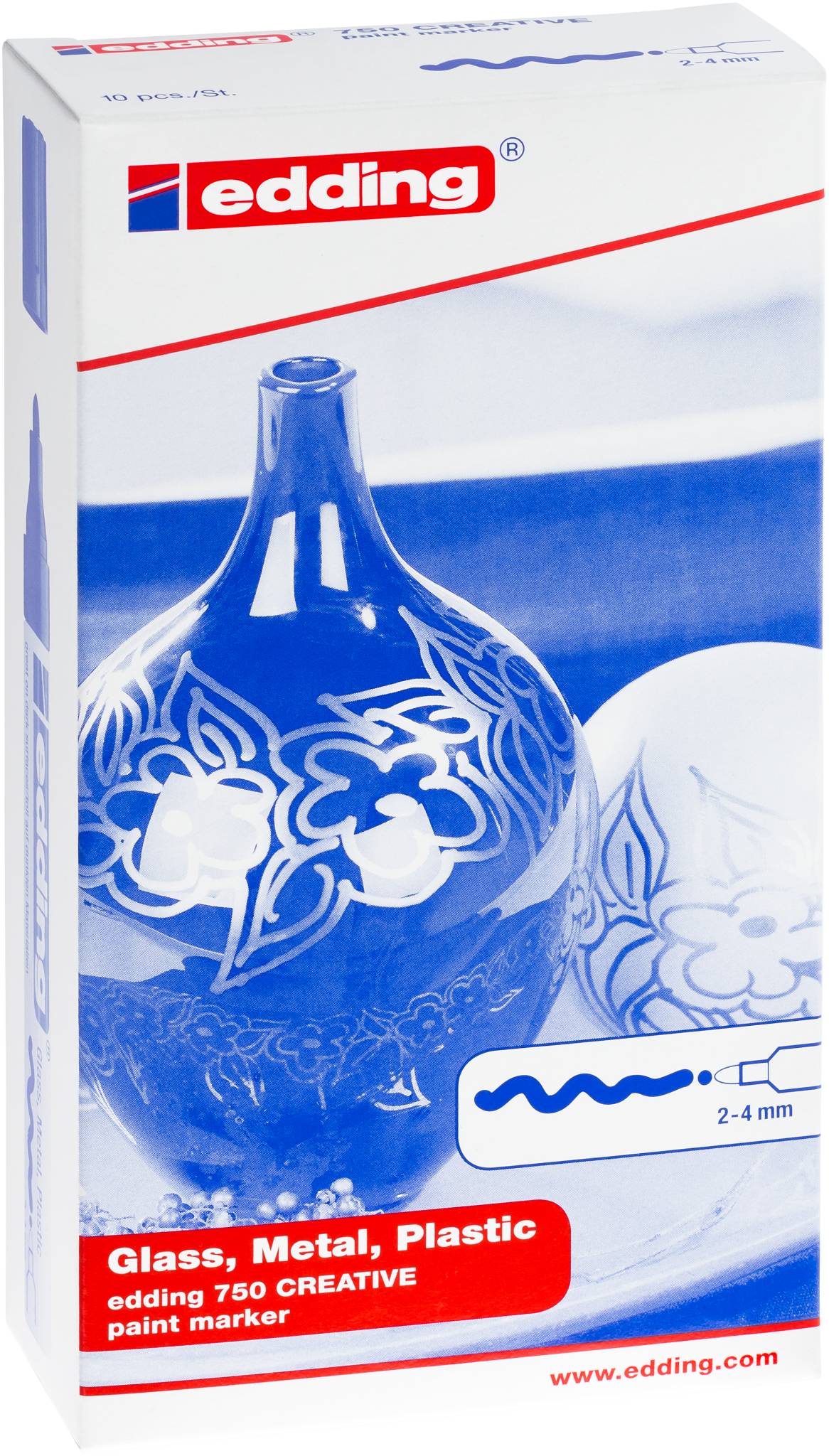 Edding 750 Marker di verniciatura 2,0 - 4,0 mm multicolore-4