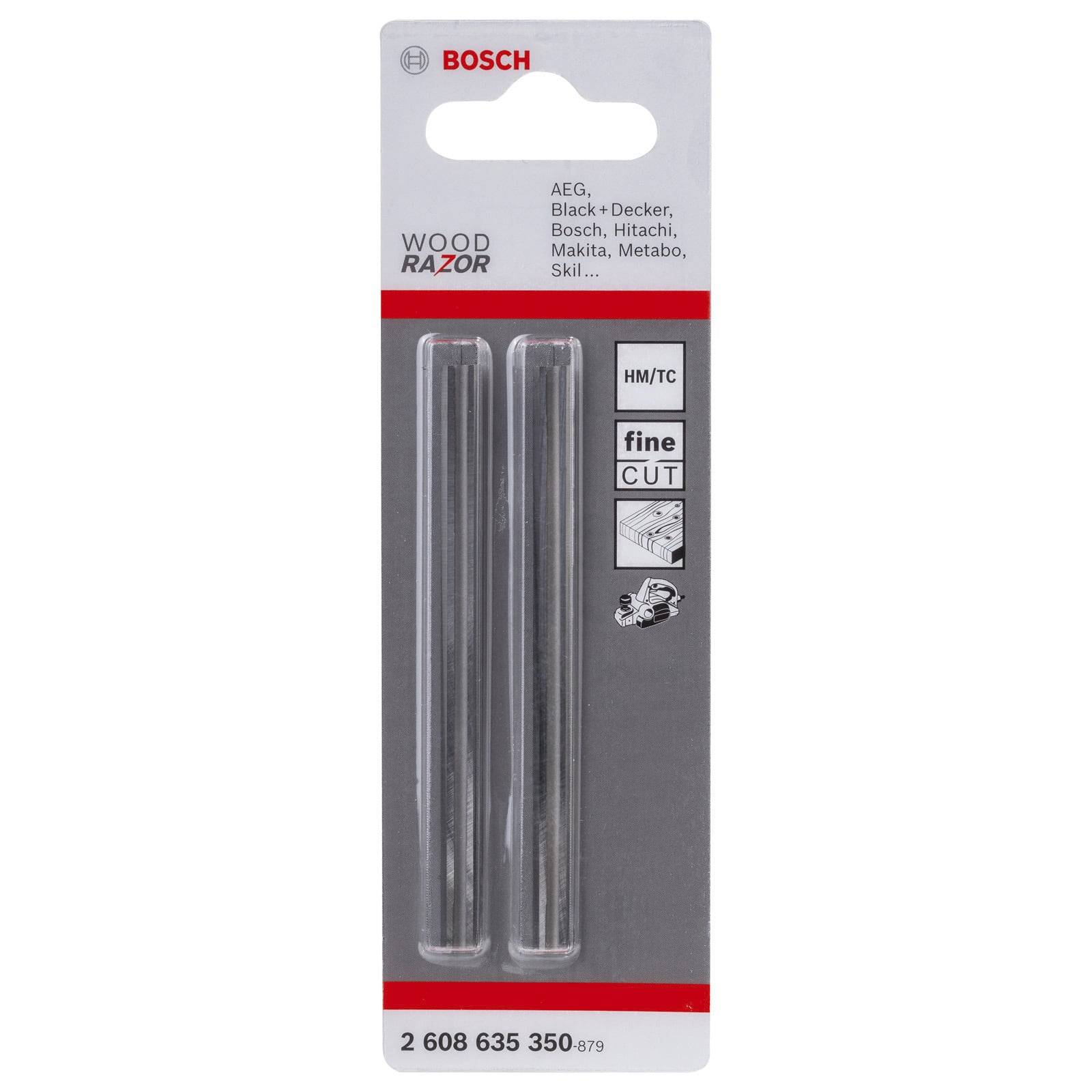 Bosch - Hobelklinge - 2 Stücke - Länge: 82 mm - Breite: 5.5 mm-2