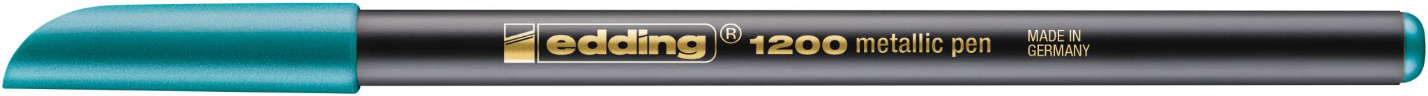 EDDING 1200 GIRDLE - SUGGERIMENTO ROUND - 1 mm Scate - Inchiostro a base d'acqua - colore verde metallico
