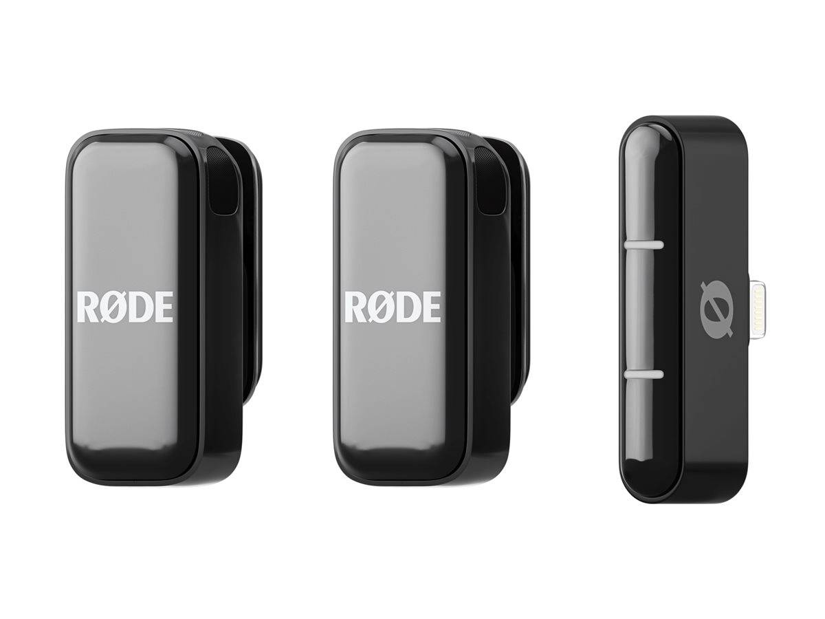 Rode Wireless Micro, Drahtlos-Mikrofonsystem – Lightning, schwarz (WIMICROL)-2